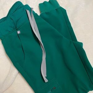 Figs Clothing Zamora Jogger Scrub Pants XSP Hunter Green